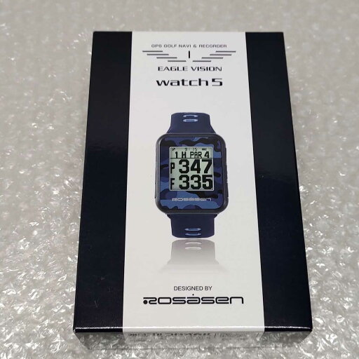 【中古・未使用品】Rosasen ロサーセン イーグルビジョン ゴルフ EAGLE VISION watch5 GPSナビ ネイビー ウォッチ 043-04300 【中古・未使用品】Rosasen ロサーセン イーグルビジョン ゴルフ EAGLE VISION watch5 GPSナビ ネイビー ウォッチ 043-04300