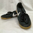 【中古】ナイキ NIKE ナイキ フットサル シューズ ダビーニョ ジュニア 19cm ブラック ホワイト 580450-010 キッズ NIKE