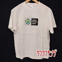 【中古・未使用品】アディダス コットン 半袖シャツ Tシャツ S ホワイト E08144 メンズ ADIDAS スポーツ サッカー フットサル ウェア