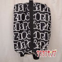【中古】スパッツィオ バックパック リュック ボールバッグ ロゴ ブラック Spazio サッカー フットサル