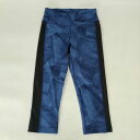 【中古】リーボック WOR PRINTED CAPRI 7分丈 タイツ レギンス アディダス S BUNBLU CY3632 レディース Reebok トレーニ...