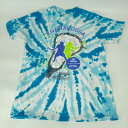 【中古】colortone 半袖 Tシャツ タイダイ M ブルー メンズ