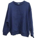 【中古】ラコステ BEAMS別注 スウェット トレーナー S(USサイズ) ネイビー SH702PL メンズ LACOSTE