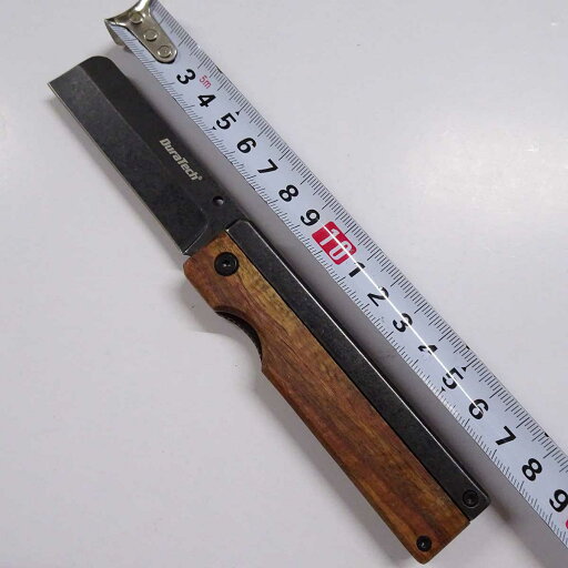 【中古】DURATECH フォールディングナイフ 折りたたみ式 直刃 木製ハンドル アウトドア 釣り フィッシング 【中古】DURATECH フォールディングナイフ 折りたたみ式 直刃 木製ハンドル アウトドア 釣り フィッシング
