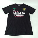 【中古】ルースイソンブラ 半袖 コットン Tシャツ M ブラック メンズ LUZ e SOMBRA サッカー フットサルウェア