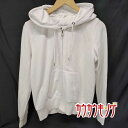 【中古】KIM JONESキムジョーンズ GU パーカー ジップアップ スウェーデン L ホワイト メンズ アウター