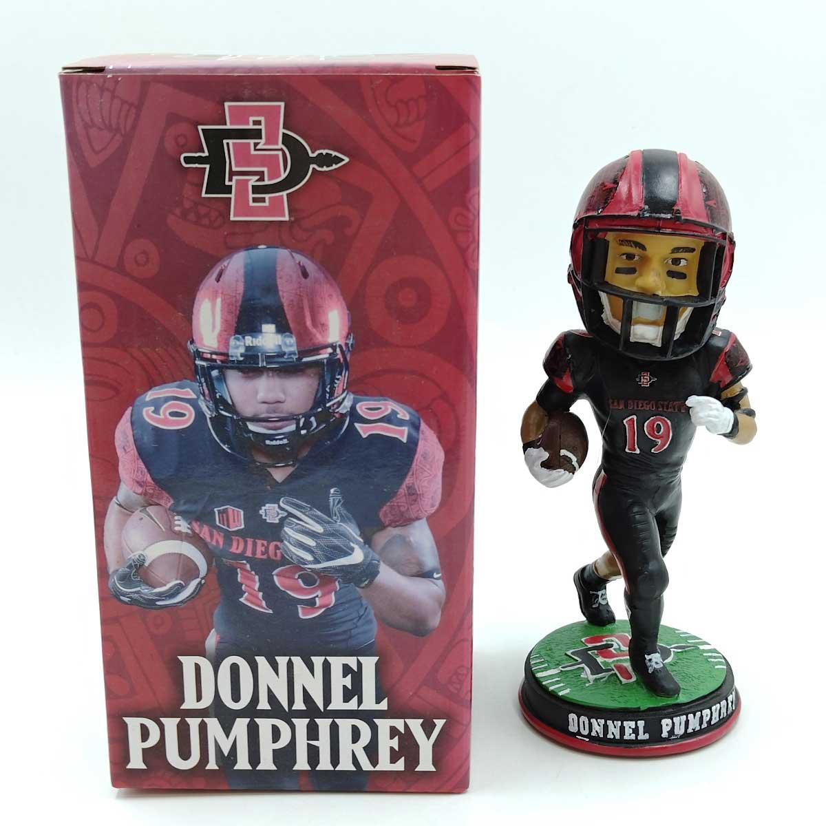 【中古】サンディエゴ州立アステカズ バブルヘッド #19 DONNEL PUMPHREY ドネル・パンフリー Aztecs ア..