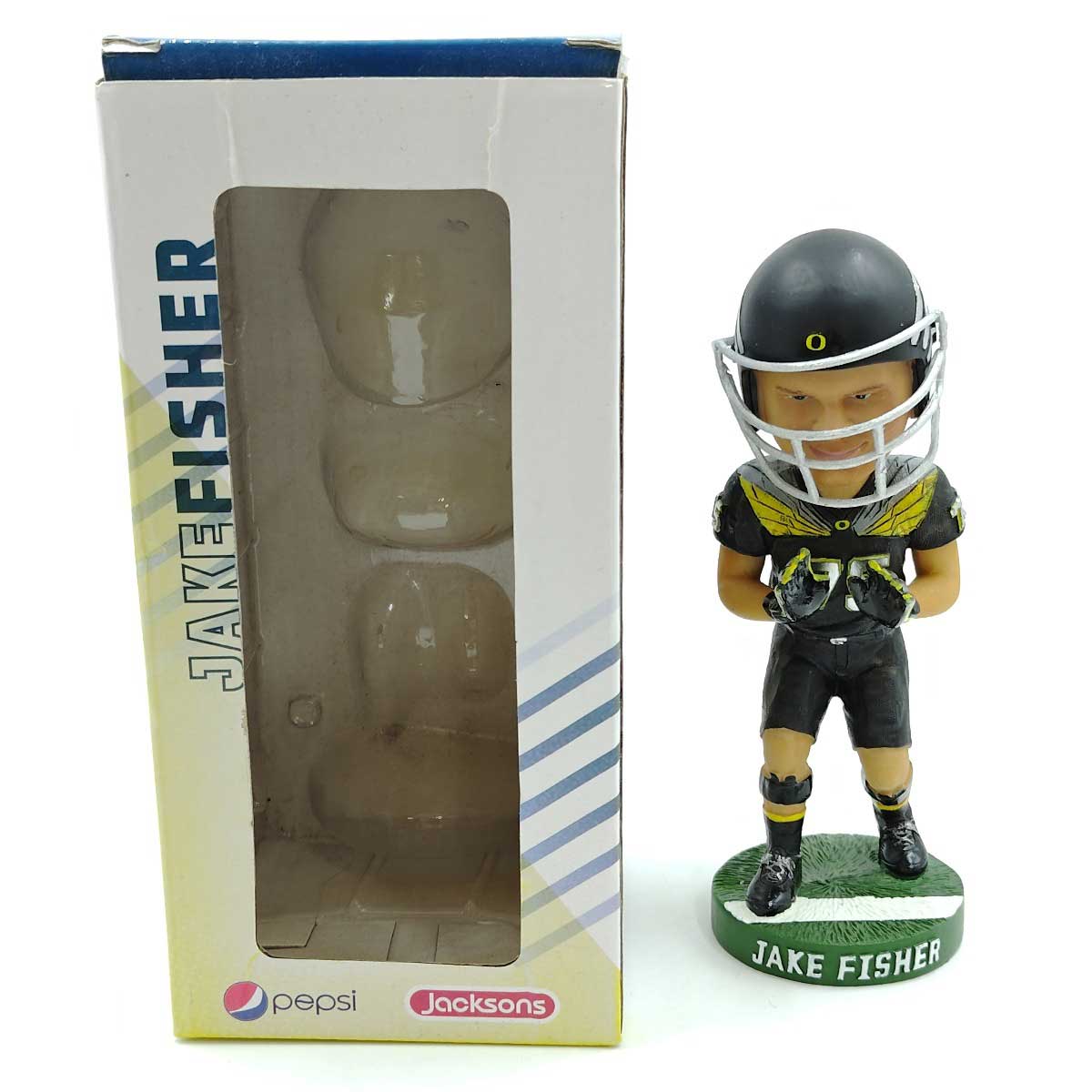 【中古】オレゴン大学 ダックス バブルヘッド #75 JAKE FISHER ジェイク・フィッシャー Oregon Ducks N..