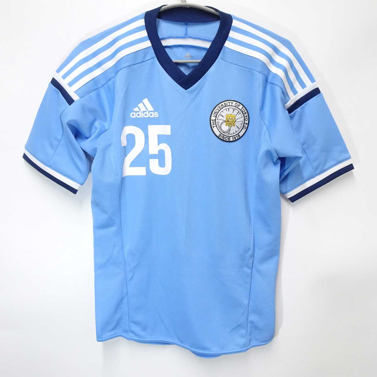 【中古】アディダス 東京大学 運動会ア式蹴球部 サッカー部 ユニフォーム #25 S メンズ ADIDAS 支給品 実使用 1