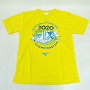 【中古・未使用品】ミズノ 競泳 FIA マスターズ 2020 スイミング チャンピオンシップ ドライシャツ Tシャツ S ユニセックス MIZUNO 水泳