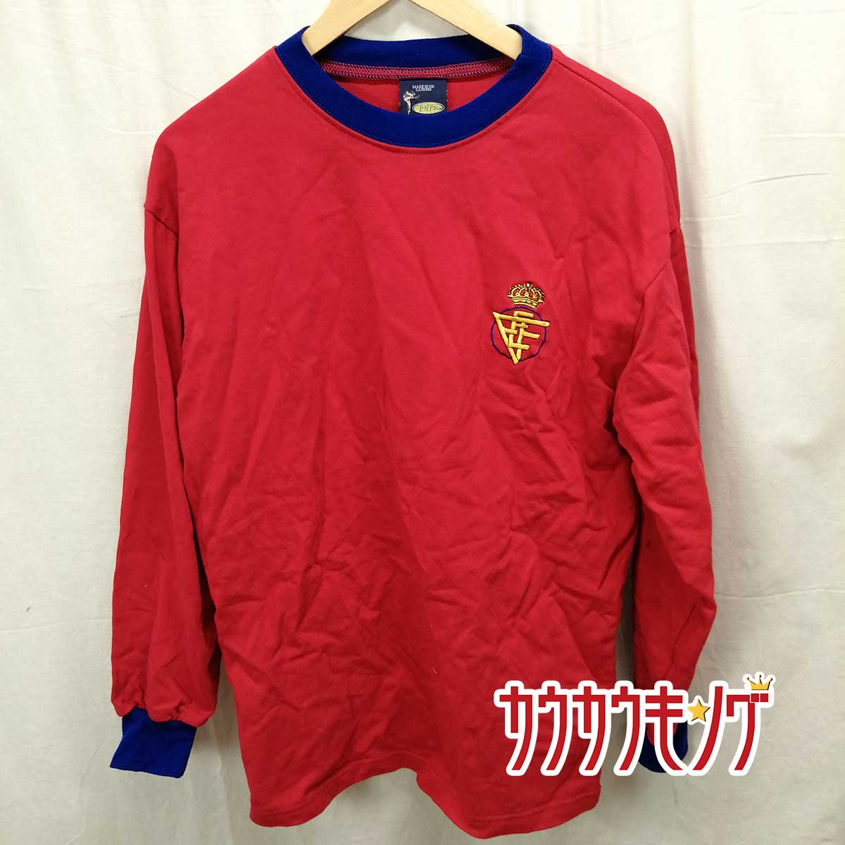 【中古】トフス スペイン代表 FEF ユニフォーム 長袖 M メンズ TOFFS サッカーウェア