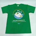 【中古・未使用品】ミズノ 競泳 FIA マスターズ 2019 スイミング チャンピオンシップ ドライシャツ 吸収速乾 Tシャツ S ユニセックス MIZUNO 水泳(4)