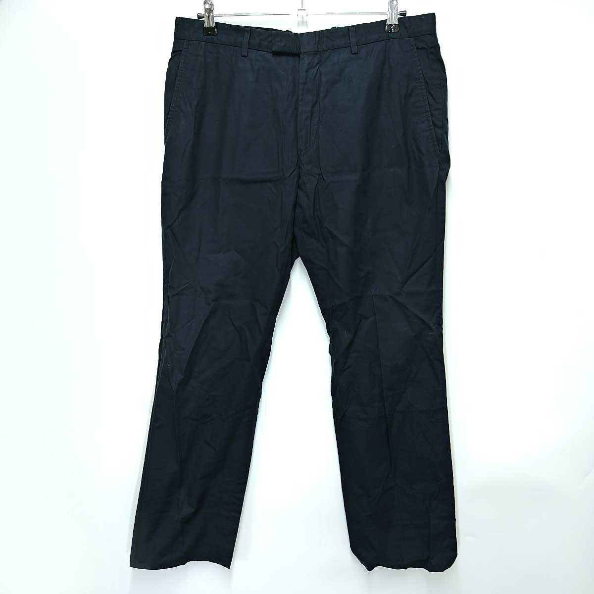 【中古】グッチ ロングパンツ ストレート ネイビー メンズ GUCCI