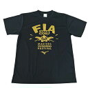 【中古・未使用品】ミズノ 競泳 FIA マスターズ 2018 スイミング フェスティバル ドライシャツ 吸収速乾 Tシャツ L ブラック ユニセックス MIZU...