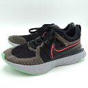 【中古】ナイキ リアクト インフィニティ ラン フライニット 2 REACT INFFINITY RUN FLYKNIT 2 25.5cm CT2357-200...