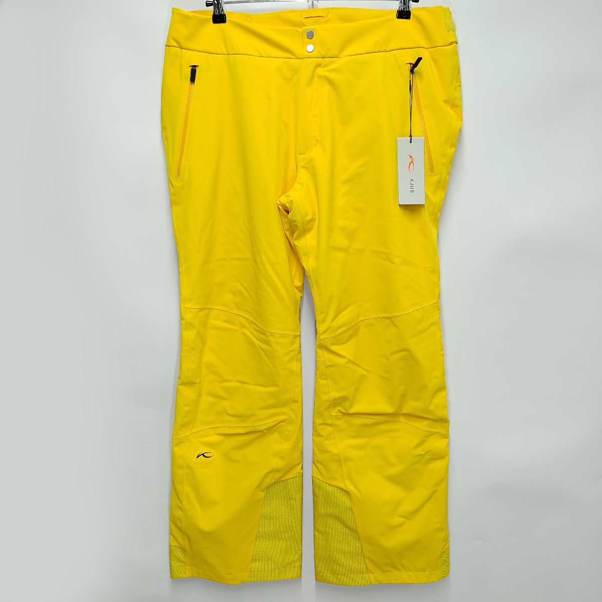 【中古 未使用品】KJUS チュース MEN FORMULA PANTS フォーミュラパンツ 2XL 56 イエロー MS20-E03 メンズ スキーウェア スノーパンツ