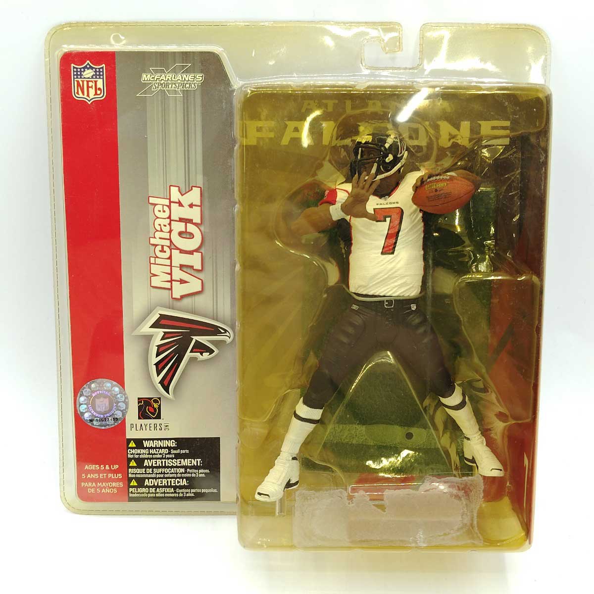 【中古】マクファーレントイズ NFL アトランタファルコンズ マイケル ヴィック フィギュア Atlanta Falcons Michael Dwayne Vick