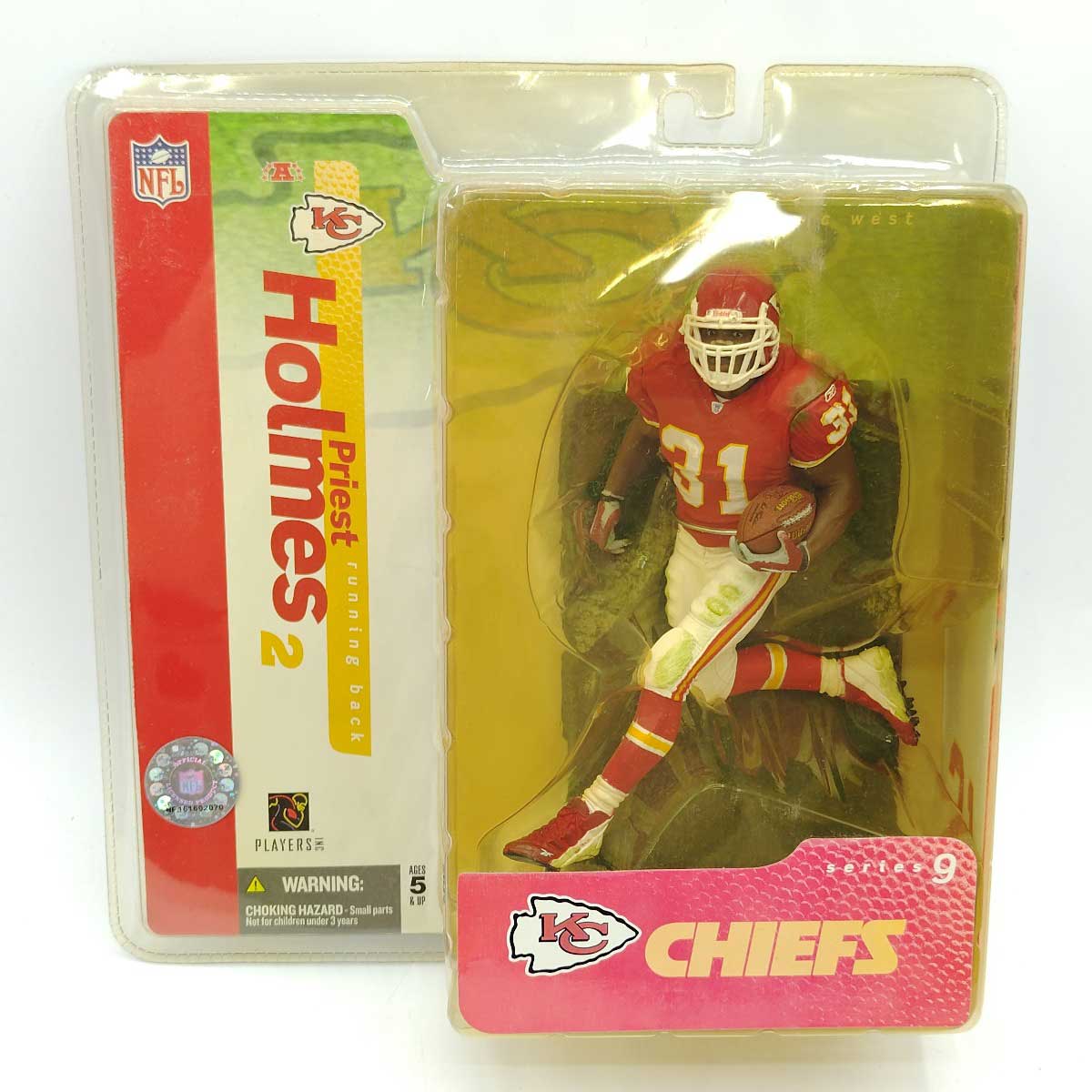 【中古】マクファーレントイズ NFL カンザスシティチーフス プリスト ホームズ フィギュア Chiefs Prie..