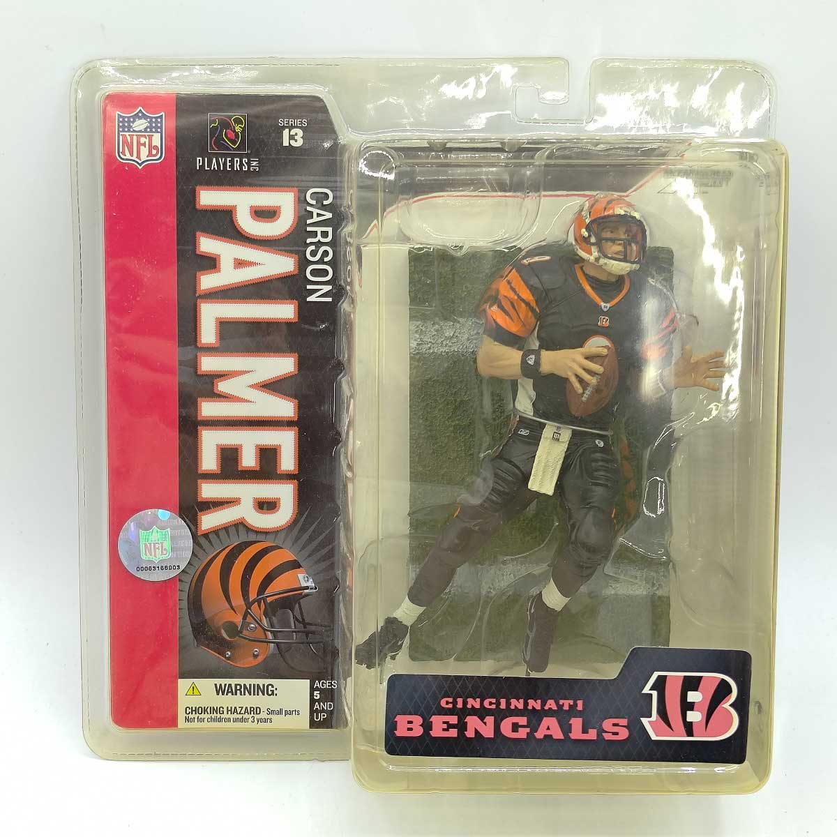 【中古】マクファーレントイズ NFL シンシナティベンガルズ カーソン パーマー フィギュア Bengals Car..