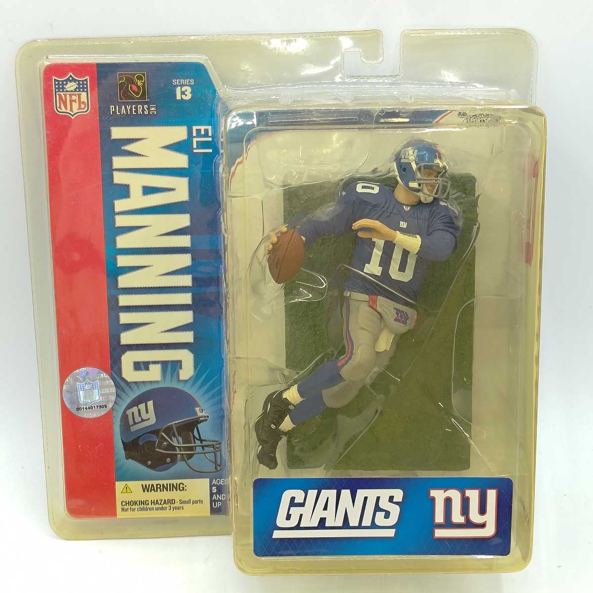 【中古】マクファーレントイズ NFL NYジャイアンツ イーライ マニング フィギュア Eli Manning McFarla..