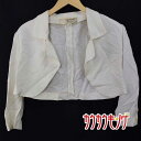 【中古】ニナリッチ ボレロ サイズ9 ショート丈 ホワイト レディース NINA RICCI