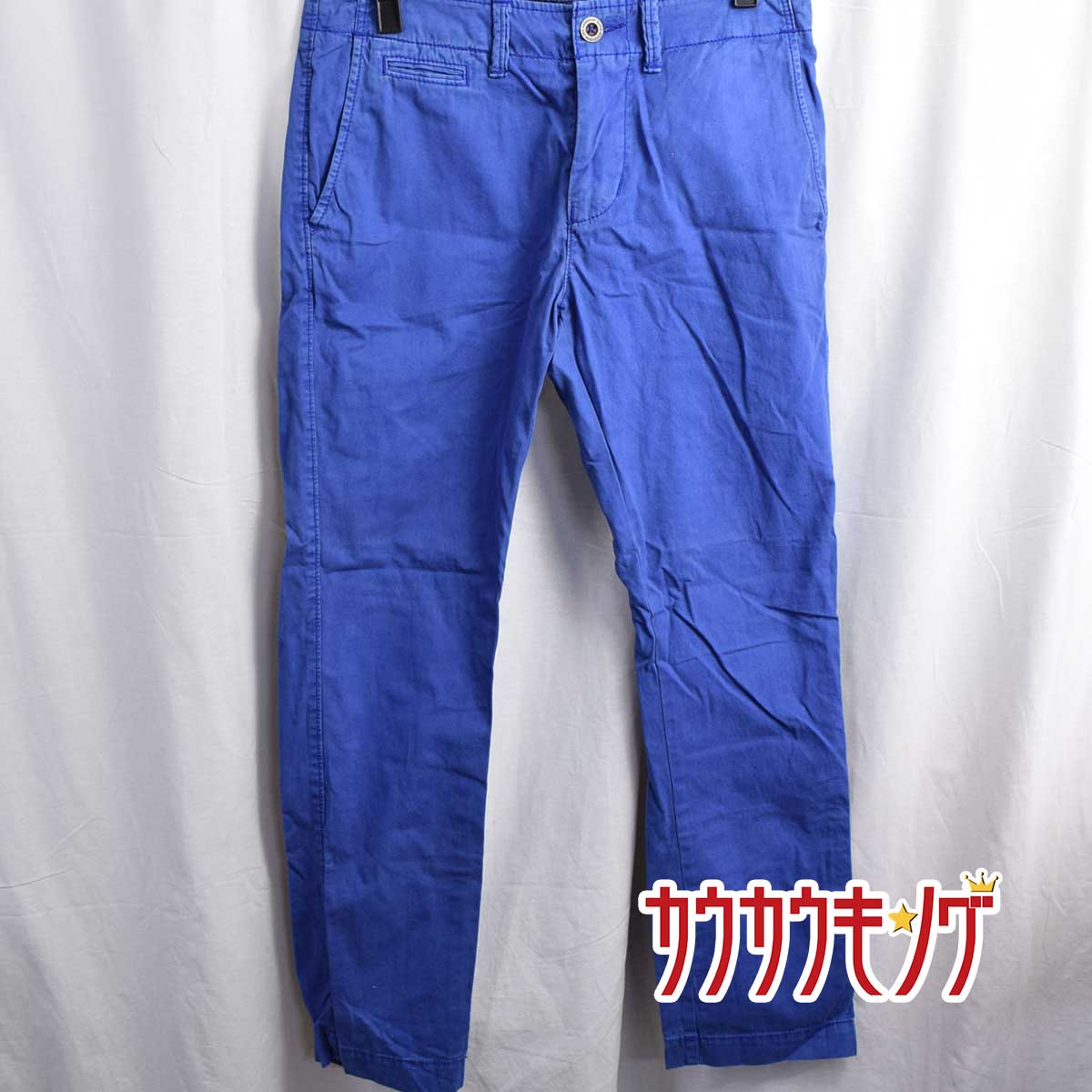 【中古】45504 スリムパンツ サイズ30/30 ブルー メンズ 45504