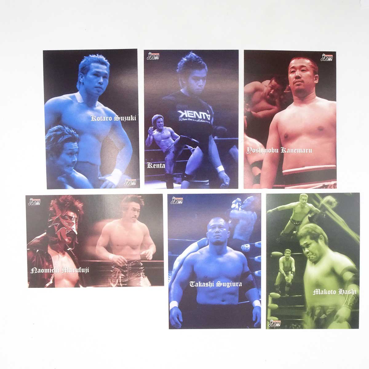 【中古】[6枚セット] プロレスリング・ノア ポストカード 鈴木鼓太郎 KENTA 金丸義信 丸藤正道 杉浦貴 橋誠