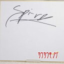 【中古】ZERO1 SPI 直筆 サイン色紙