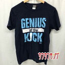 【中古】プロレスリング・ノア NOAH GENIUS of the kick プロレス Tシャツ 直筆サイン入 S