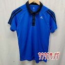 【中古】アディダス サッカー CLTR FRESH 半袖 プラクティスシャツ S ブルー D88381 ADIDAS フットサル