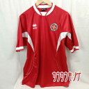 【中古】errea エレア マルタ ユニフォーム 半袖 #5 田中薫平 XXL サッカーウェア