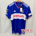 【中古・未使用品】アディダス 横浜F・マリノス ユニフォーム(2019) ホーム 天野純選手 J1通算100試合出場記念 S サッカーウェア