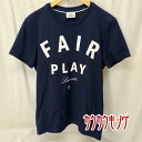 【中古】ラコステ プリント Tシャツ 半袖 3 ネイビー TH9754 メンズ LACOSTE トップス