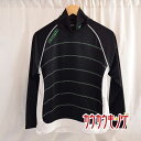 【中古】カッパ ハイネック インナー 長袖シャツ 160 ブラック Kappa スポーツ/サッカー/フットサル/ランニング アンダーウェア