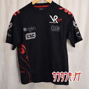 【中古】カッパ コットン 半袖シャツ/Tシャツ XS ブラック メンズ Kappa サッカー/フットサル
