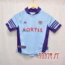 【中古】アディダス RSCアンデルレヒト ゲームシャツ ジュニア サッカー ベルギー 130 キッズ ADIDAS