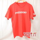 【中古】BCJ PRESIDENT Tシャツ レッド メンズ