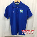 【中古】LONG YONG JAPAN ballena blanca バジェーナブランカ 城北 #22 ユニフォーム ポロシャツ M ブルー サッカーウェア