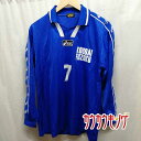 【中古】アシックス 広島大学附属福山 サッカー部 ユニフォーム #7 長袖 L asics 広大付属 サッカー部 支給品