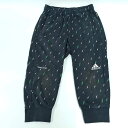 【中古】アディダス クロップドパンツ トレーニングパンツ 7分丈 スウェット S メンズ ADIDAS
