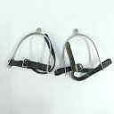 【中古】ハームスプレンガー HS 拍車 先丸 レザーベルト付 馬具 乗馬用品 HERM SPRENGER