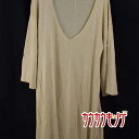 【中古】プラステ ワンピース 薄手 2 ベージュ レディース PLST