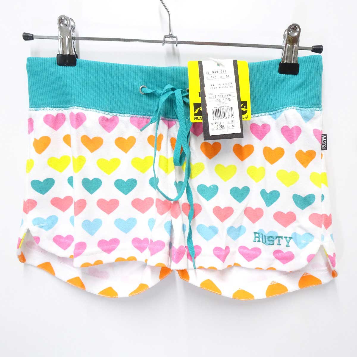 【中古・未使用品】ラスティ ショートパンツ M TPZ レディース RUSTY ラッシュガード 水着