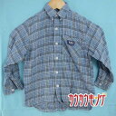 【中古】TRY on TRY 長袖 シャツ チェック 120 キッズ
