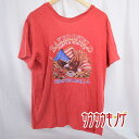 【中古】マウジー カットソー/Tシャツ F レッド MOUSSY