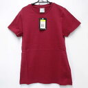 【中古・未使用品】ナイキ コットン Tシャツ 半袖 S 677 ボルドー 465243 レディース NIKE