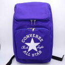 【中古・未使用品】コンバース オールスター バックパック スクエアリュック パープル ユニセックス CONVERSE 通学 通勤