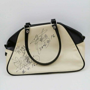 【中古】MICHEL KLEIN ボストンバッグ 棚橋弘至&金本浩二 サイン入り プロレス