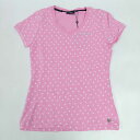 【中古】HV POLO RIVERSIDE 半袖 Tシャツ ライディングシャツ ポロ S ピンク レディース 乗馬 馬術