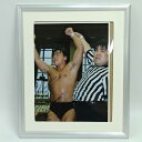 【中古】みちのくプロレス 星川尚浩 レフリー テット田辺 写真 直筆サイン入り